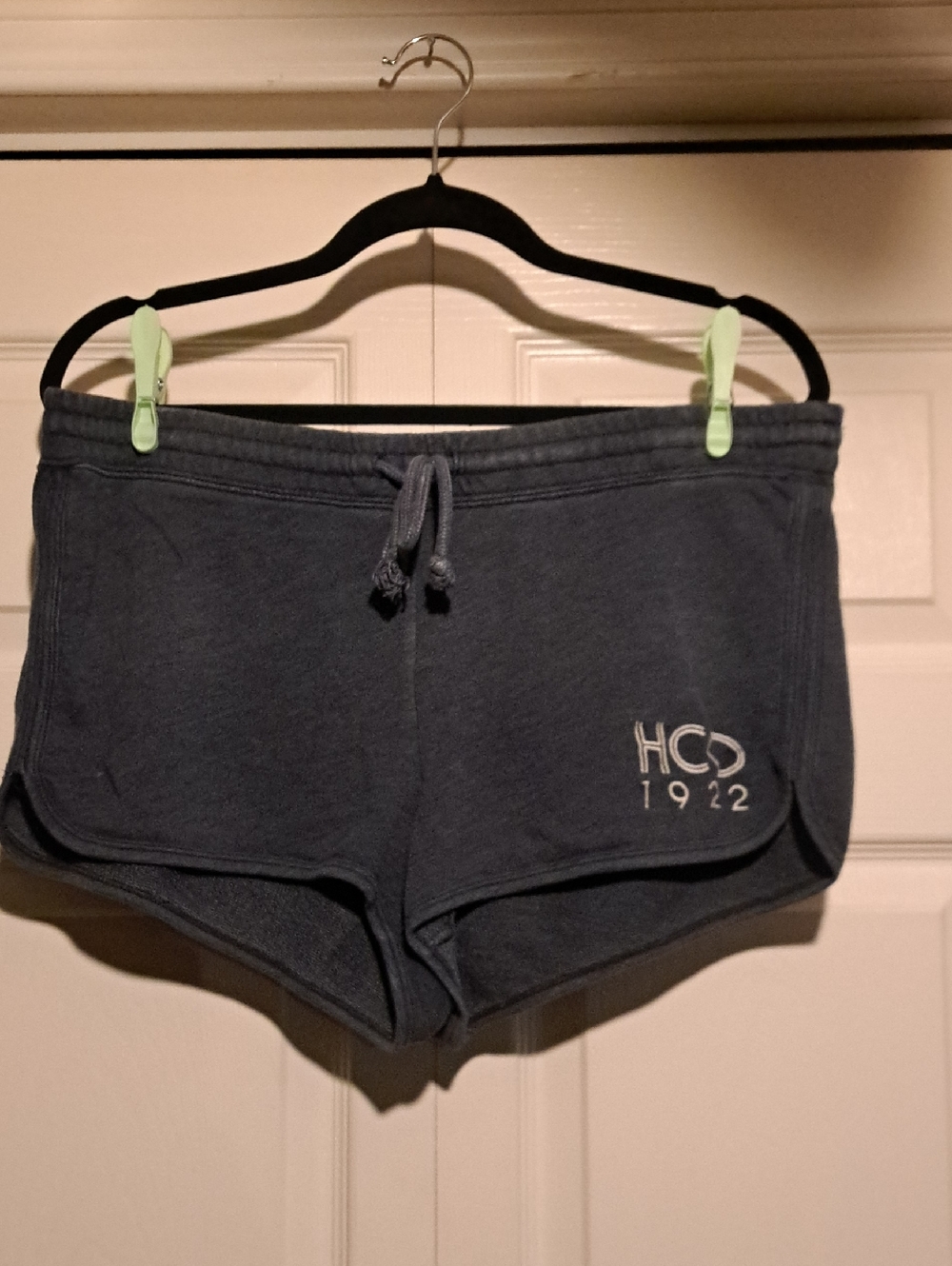 🏸Hollister-Women's faded Navy Lounging. Shorts baggy Casual loose Fit & feel
